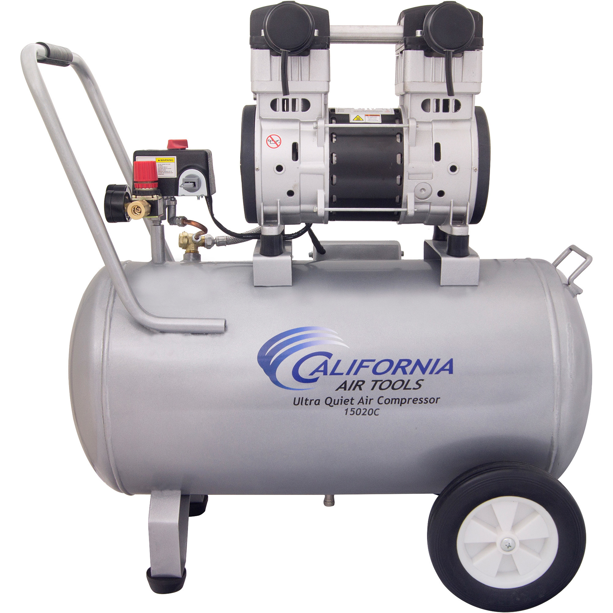 California Air Tools Ultra-Quiet Portable Air Compressor, 2 HP, 15 Gallons, Model# 15020C